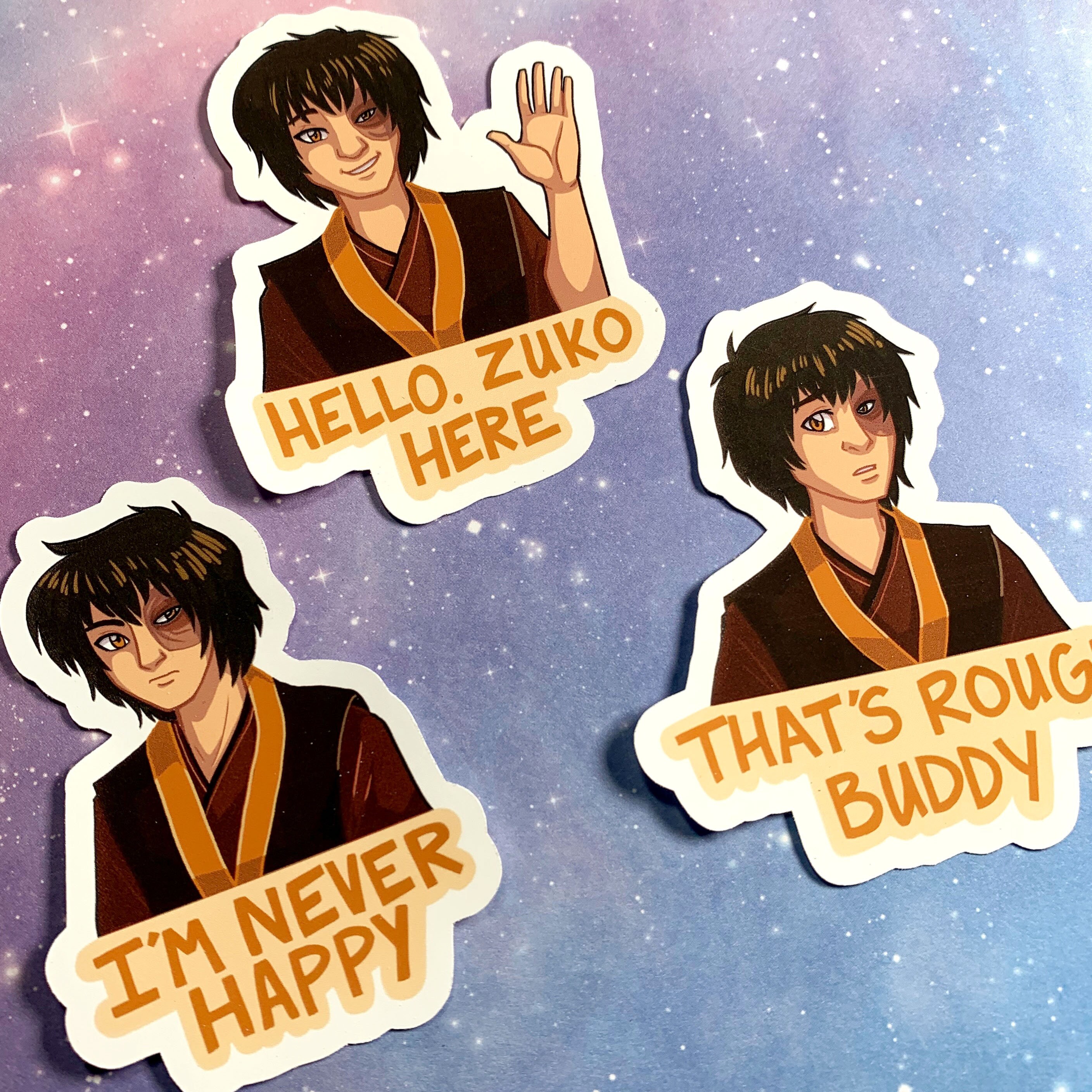 ATLA Prince Zuko Quote Stickers Weatherproof Matte Vinyl Etsy