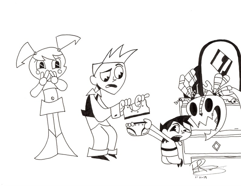 My Life As a Teenage Robot Sketch image 0