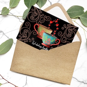 Carte de voeux imprimable Saint Valentin