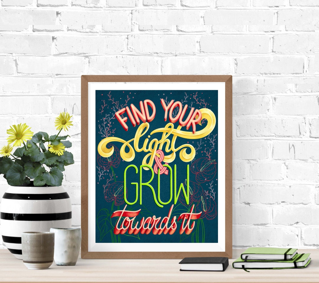 Printable Art Print | Inspirational Quote | Inspirational Quote Print ...