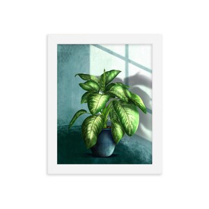Framed poster