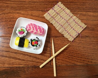 american girl doll sushi set