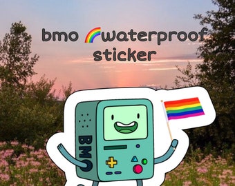 Adesivo Bmo Adventure Time Pride