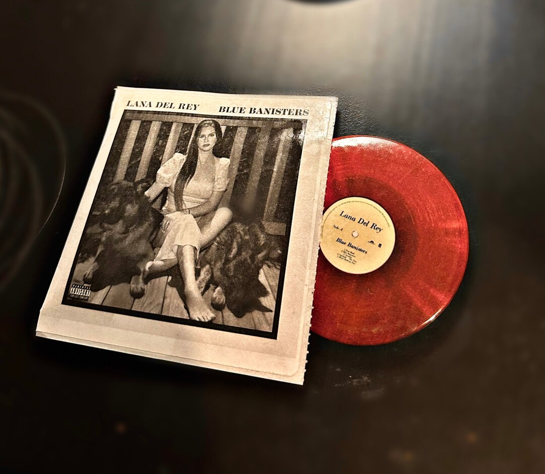 Lana Del Rey Blue Banisters Vinyl Record Button Etsy