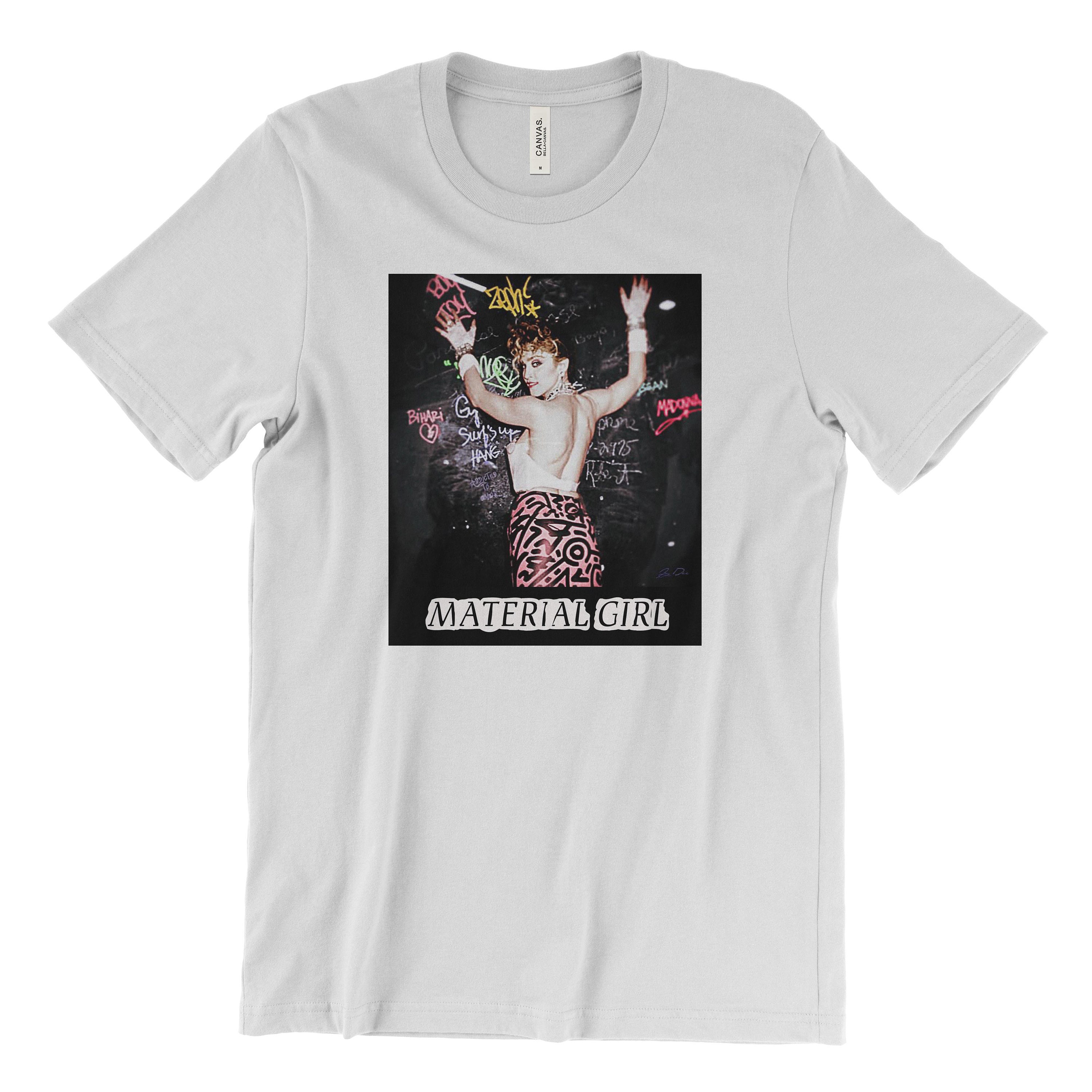 Madonna Material Girl T-Shirt Pop Star Vogue Holiday | Etsy