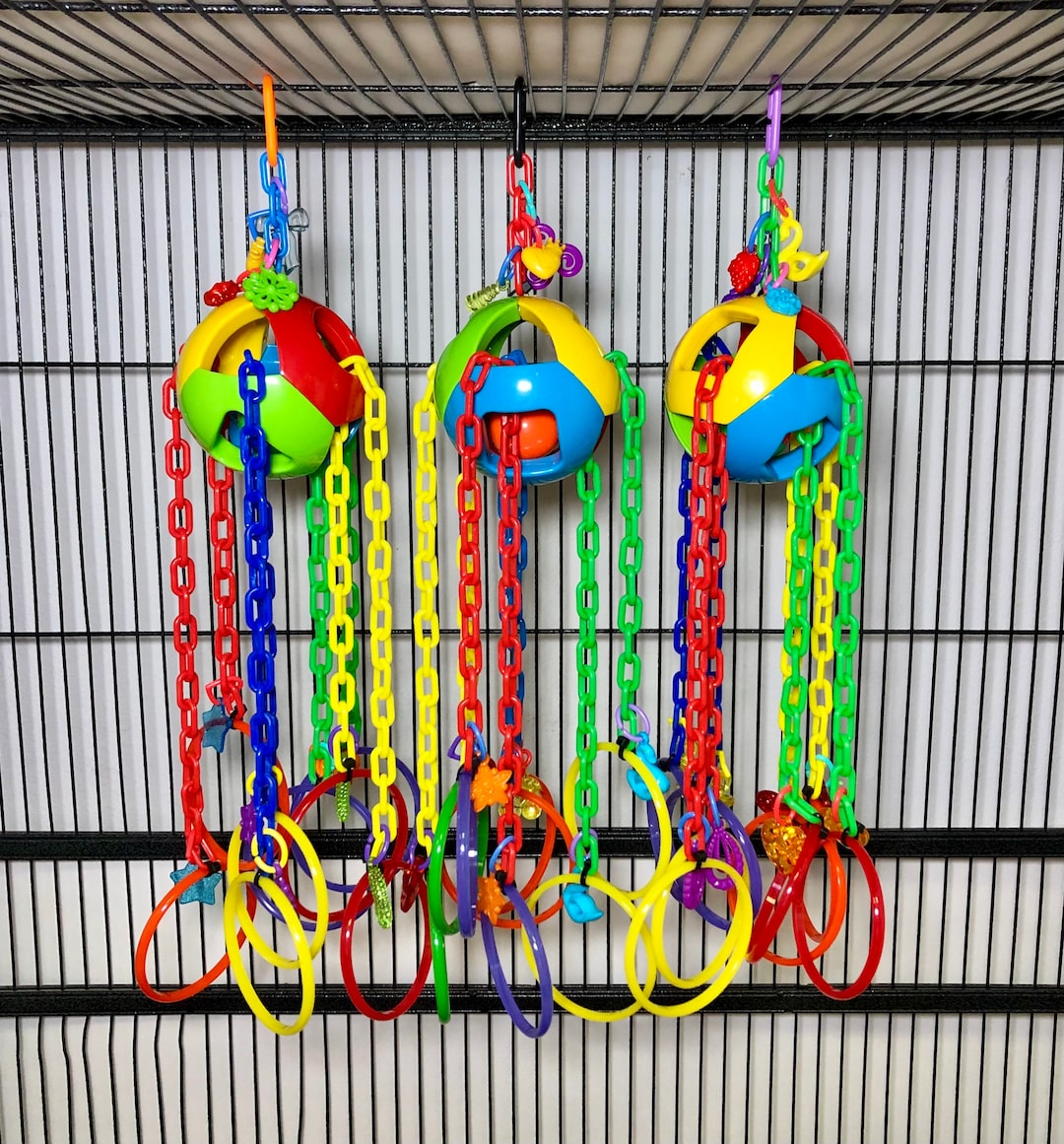 Pully Fun Pulley Party - Fun Hanging Toy for Sugar Gliders, Birds, Squirrels ...