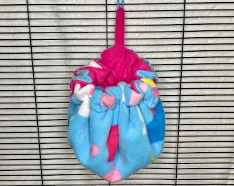 Poof Pouch Sugar Glider Fleece Pouch, orso di zucchero, pouchmates, cuccia per animali esotici, marsupio per piccoli animali