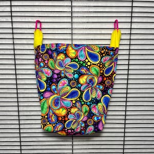 Colony Size Sugar Glider Fleece Pouch, sugar bear, pouchmates,  exotic animal bed, small animal pouch