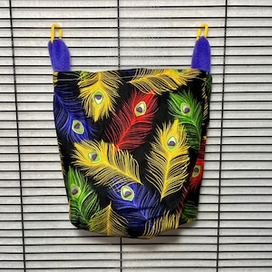 Colony Size Sugar Glider Fleece Pouch, sugar bear, pouchmates,  exotic animal bed, small animal pouch