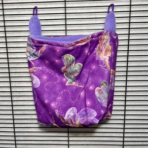 Colony Size Sugar Glider Fleece Pouch, sugar bear, pouchmates,  exotic animal bed, small animal pouch