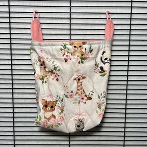 Colony Size Sugar Glider Fleece Pouch, sugar bear, pouchmates,  exotic animal bed, small animal pouch