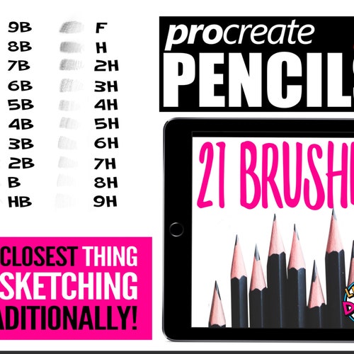 The Definitive Pencil Set for Procreate by Beejaydel Etsy