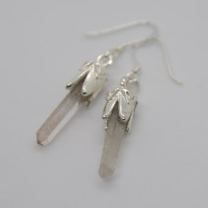 Quartz Points (Small) Silver Dangle Earrings