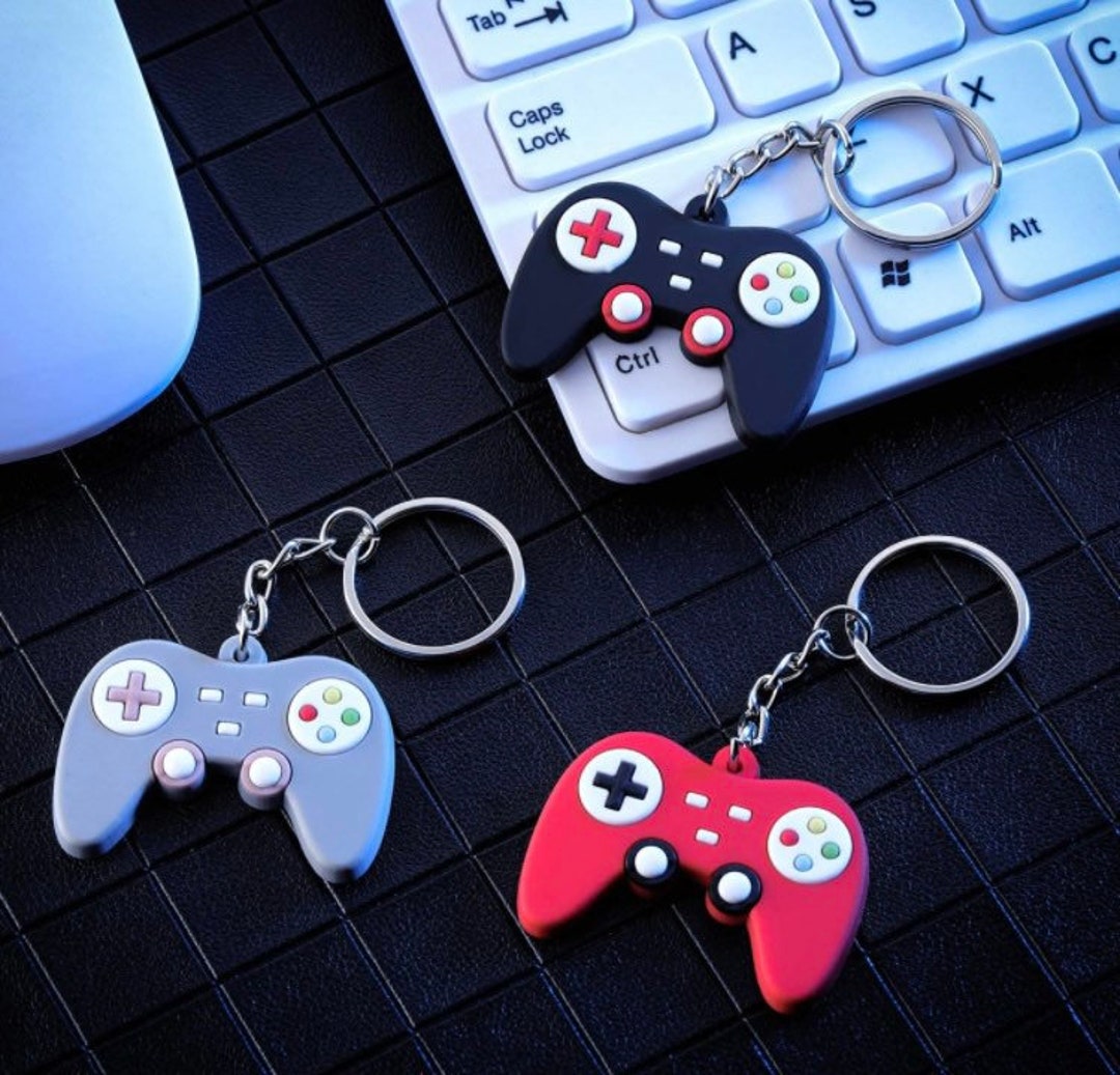 Silicone Gaming Controller Keyring Keychain Playstation Xbox Etsy UK