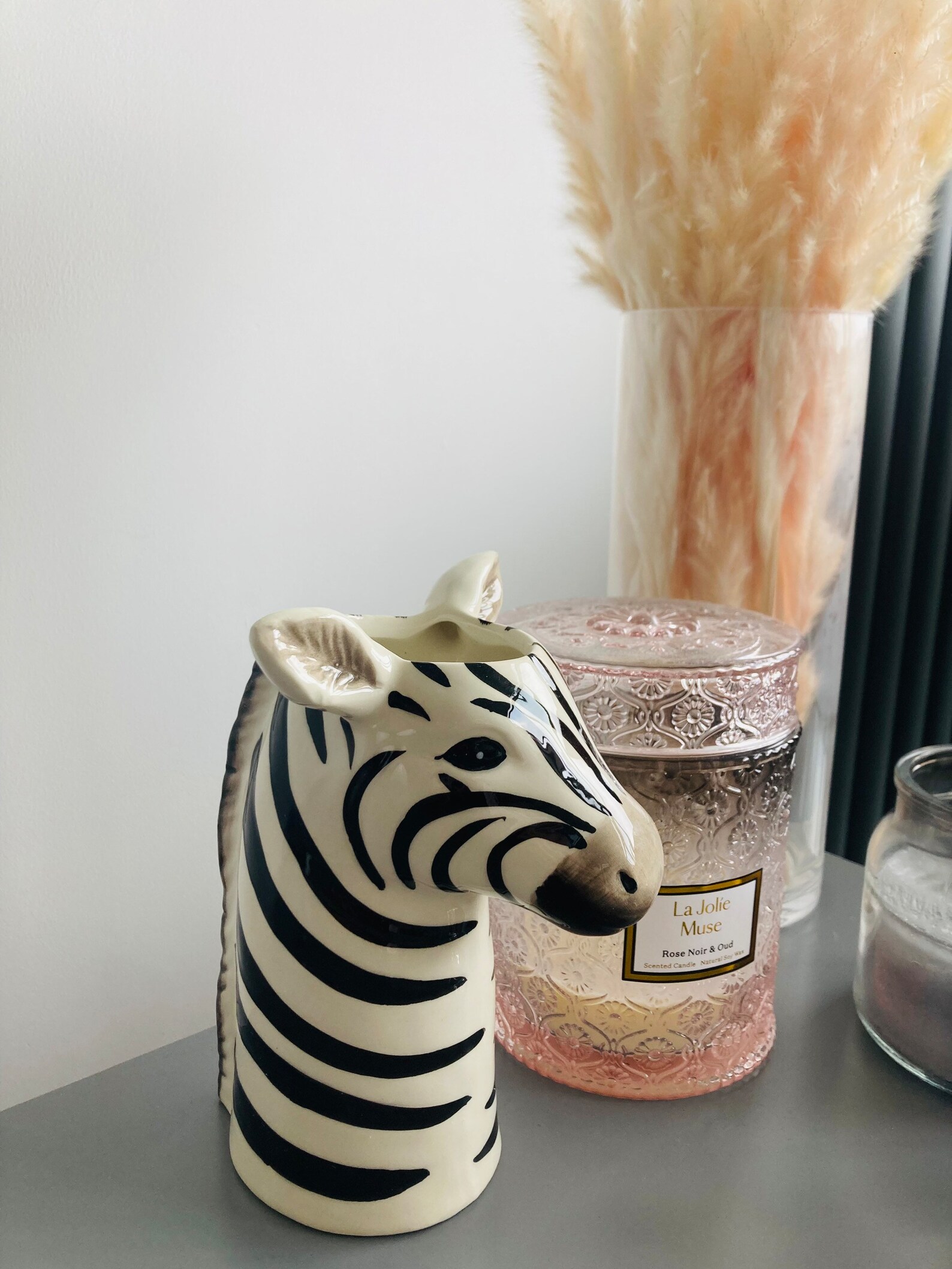 Zebra Vase Ceramic Animal Vases Flower Pot Ornament Zebras Etsy UK