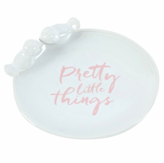 Pretty Little Things Birds Ceramic Jewellery Trinket Ring Dish Mother’s Day Gift 