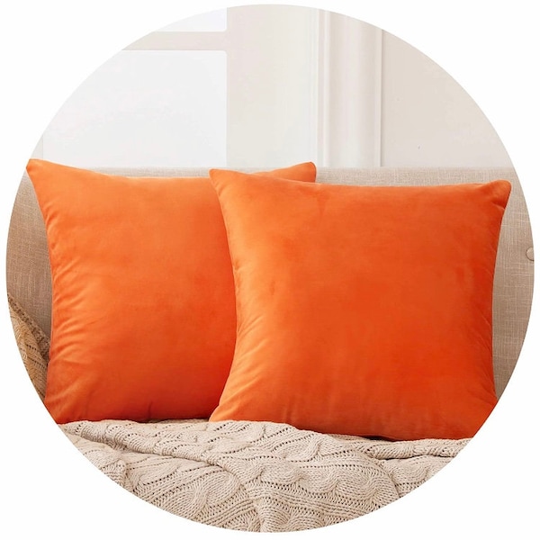 Orange Cushions Etsy UK