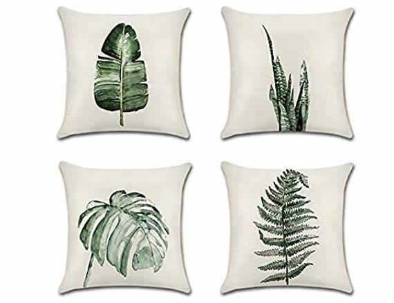 leaf design cushions