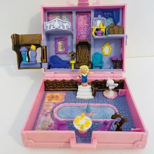 Polly in Paris Valise de poche Pollybird bluebird ensemble de jeu compact à collectionner rare jouets rétro vintage enfants cadeau cadeaux figurines de poupée enfance