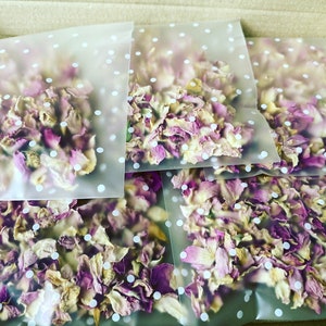 Veri petali di rosa essiccati profumati coriandoli da tavola regali da bagno decorazioni per invitati a nozze bomboniere addii al nubilato sposa pourri fiori floreali bagno naturale