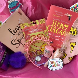 Birthday present hamper box giftbox advent gifts boxes presents girls letterbox suprise pink giftset hampers selection birthdays teenage