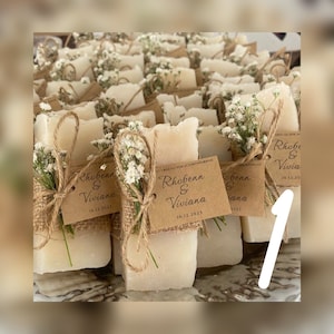 Personalized Bridal Shower Soap Favors Boho Wedding Guest Gifts Elegant Beach Theme Souvenirs Custom  Soap for Weddings