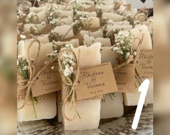 Personalized soap favor for vintage bridal and baby showers, weddings, baptism, first communions, souvenirs, thank you gifts,