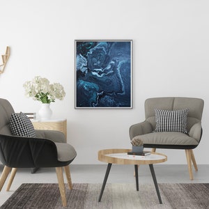 Brooding Grounds - Large Acrylic Abstract Painting on Stretched Canvas ...