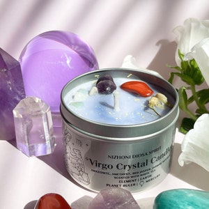 Virgo Crystal Candle image 2