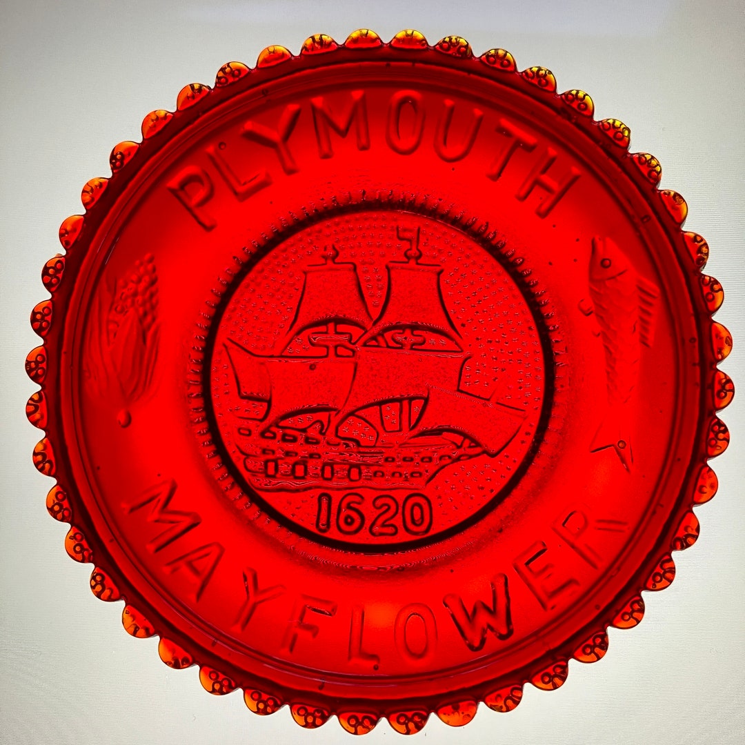 Plymouth MA Mayflower Pilgrim Ship 1620 Vintage Collectible Etsy