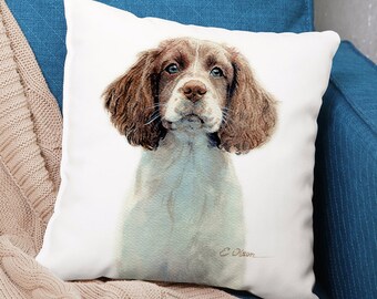 USA Made NWOT Picken Springer Spanial 17.5 x 12.5" Tapestry Throw Pillow #63 USA Made NWOT Picken Springer Spanial 17.5 x 12.5" Tapestry Throw Pillow #63