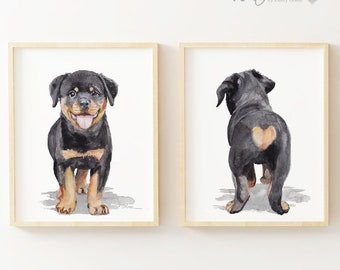 rottweiler wall art