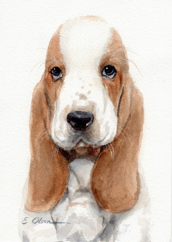 Basset 2025 hound painting
