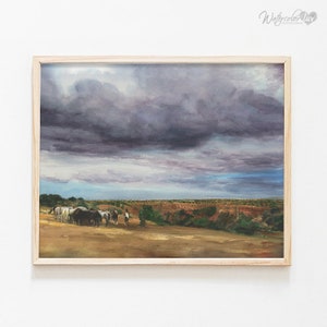 Palo Duro Canyon Texas Art Gift, Western Watercolor High quality art print, Palo Duro Horses, Texas Fine Art Prints, Farmhouse Wall art gift