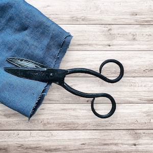 Viking Scissors - Hand-forged Birka Scissors - Medieval Fabric Scissors