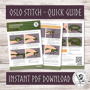 Nalbinding Quick Guide - Oslo Stitch Right Handed - Digital Download