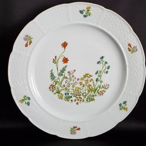 Mille Fleurs/Europa/Fine Porcelain/Czechoslovakia/Charcuterie/Plate/Chop Plate/12&quot;Round Platter