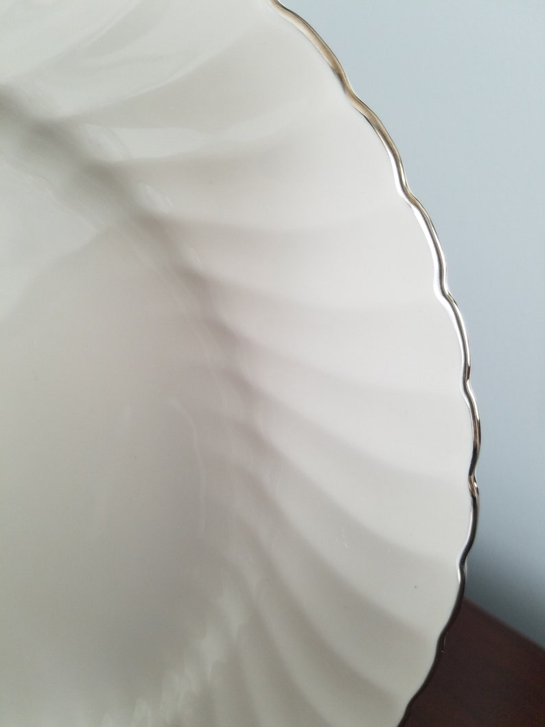 Vintage Flirtation by Syracuse Fine China Silhouette Dinner Plates