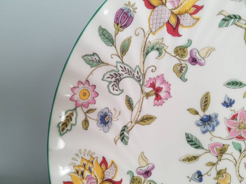 Haddon Hall/minton/1793 England/ Bone China/round Serving Etsy