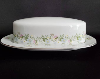 Forever Spring/Johann Haviland/Bavaria Germany/Flawless-Never Used/1/4 lb Covered Butter Dish