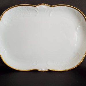 Michelle/Rosenthal Continental/Germany/Sanssouci/Gilded/Platter/Serving Platter/13&quot; Oval Serving Platter