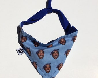 tupac dog bandana etsy