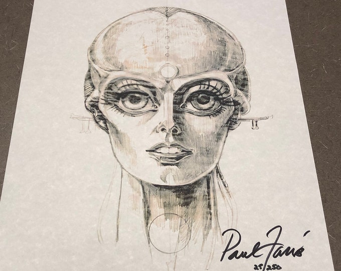 Xenon Pinball Concept Art Print by Artist Paul Faris signed & Etsy