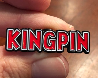 Kingpin Pinball Enamel Pin