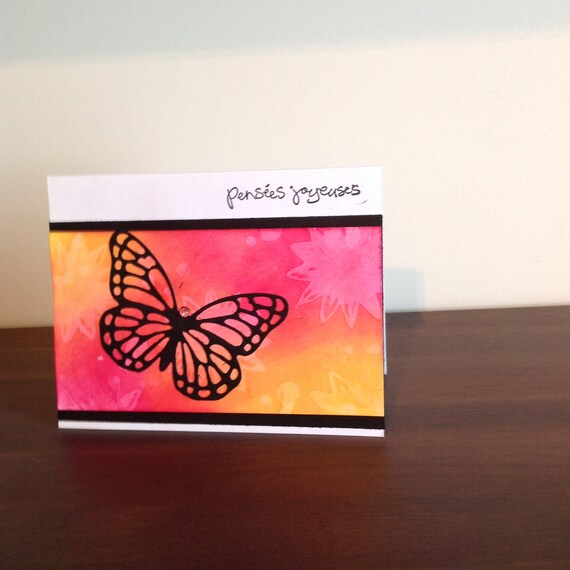 Carte Papillon Etsy Carte Papillon Etsy