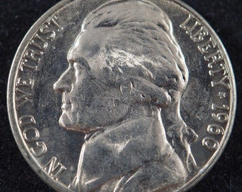 Uncirculated 1960-D Jefferson 5 cent