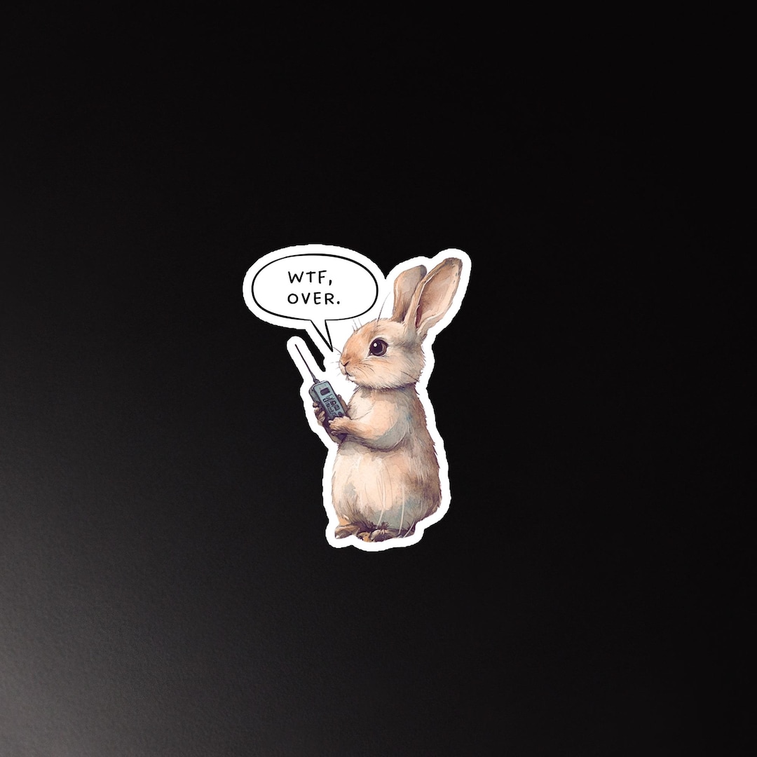 Wtf Over Rabbit This item is unavailable - Etsy