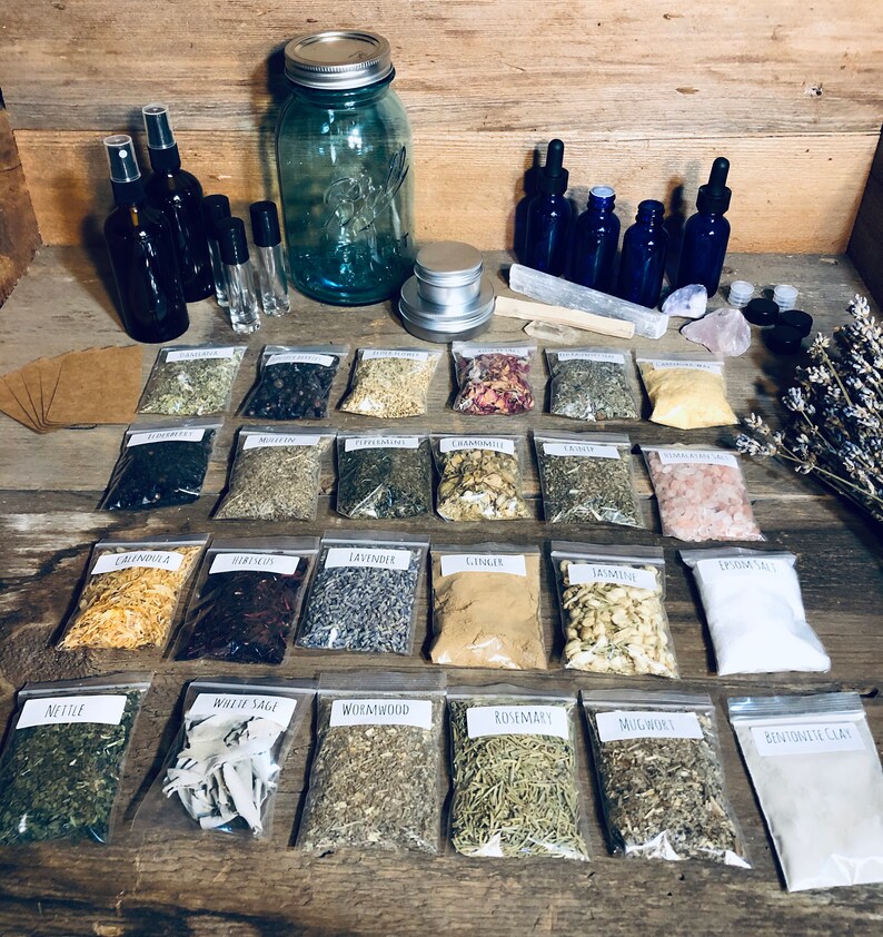 Apothecary Starter Kit with RARE Antique Blue Ball Perfect Etsy