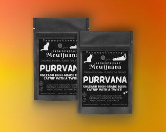 Catnipothecary ™ Mewijuana Purrvana Blend - Bio-Katzenminze für Katzen