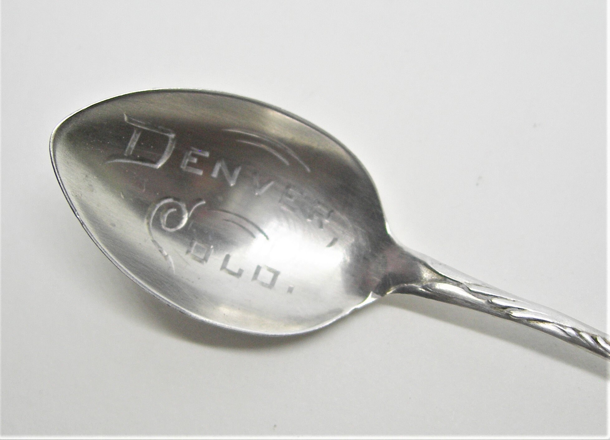 Sterling Silver Little Spoon Denver Colo Enamelled Etsy UK